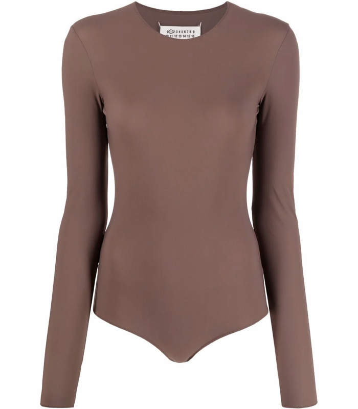 LONGSLEEVE BODYTOP BROWN