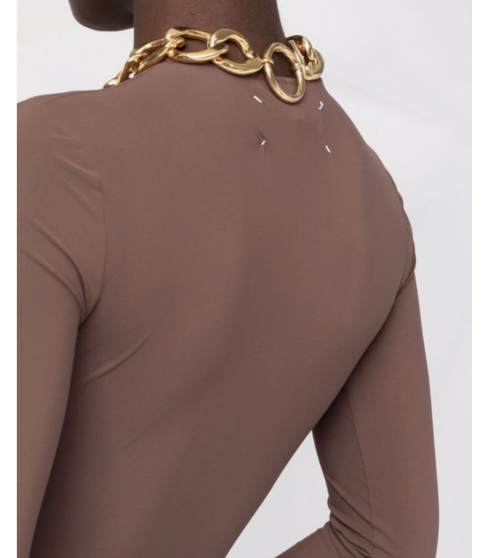 LONGSLEEVE BODYTOP BROWN