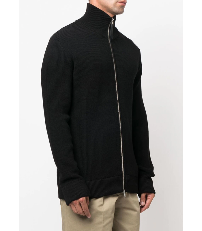 PULLOVER WITH ZIPPER BLACK