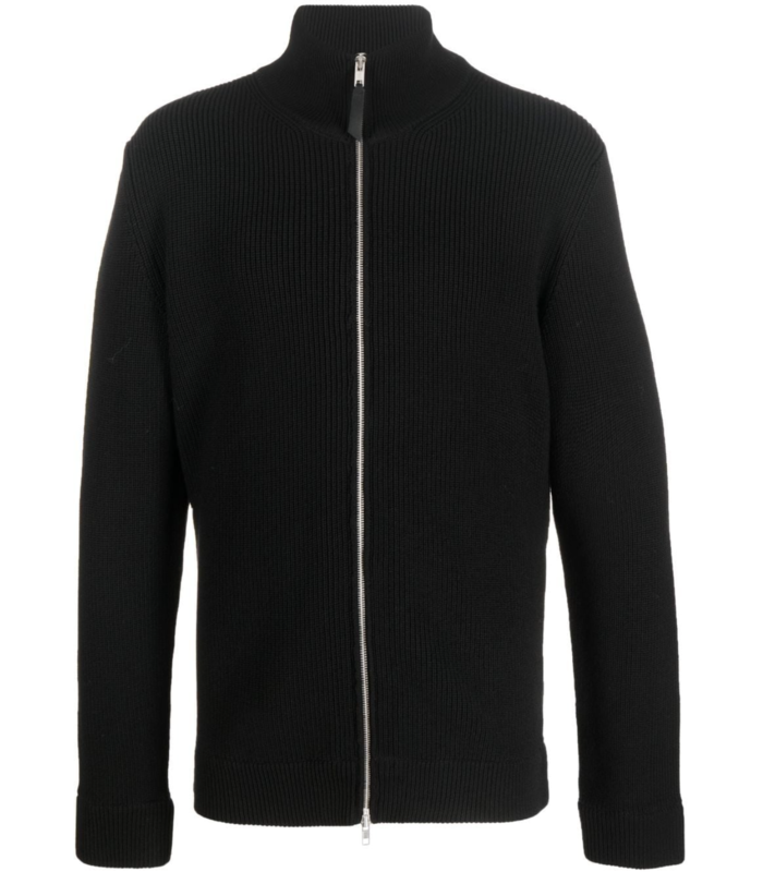 PULLOVER WITH ZIPPER BLACK