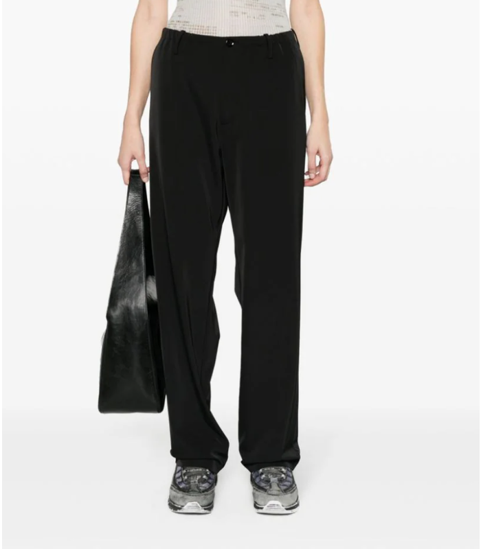 STRAIGHT PANTS BLACK