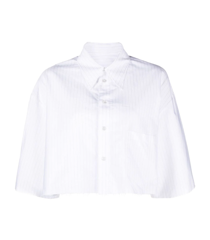 CROPPED SHIRT WHITE