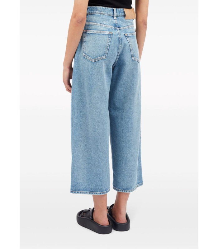 cropped 5 POCKETS trousers LIGHT BLUE