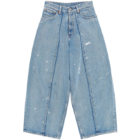 cropped 5 POCKETS trousers LIGHT BLUE