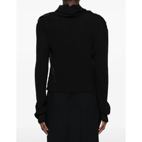 longsleeve plissé turtleneck top