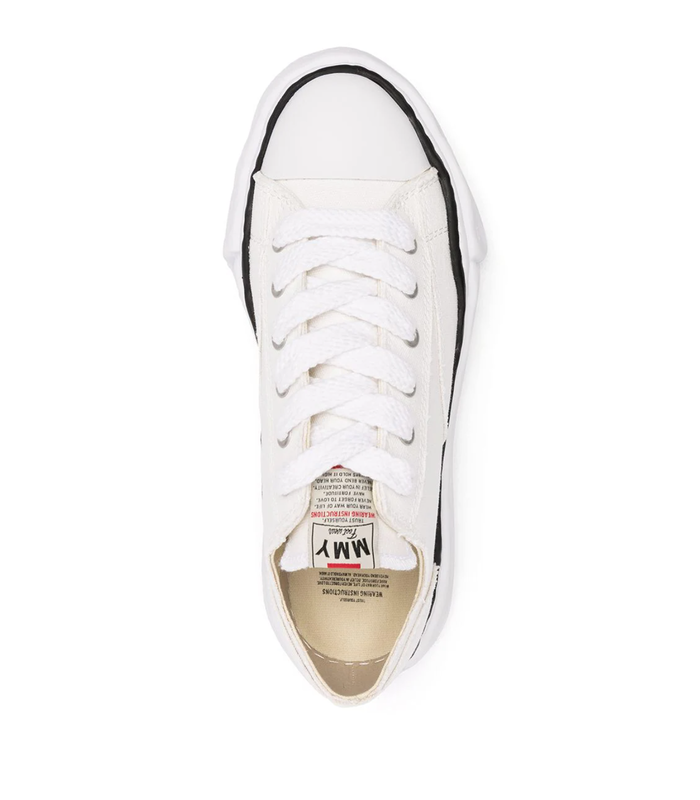 PETERSON LOW ORIGINAL SOLE CANVAS LOW TOP SNEAKER WHITE