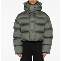 MML HOODED PUFFER MOSS