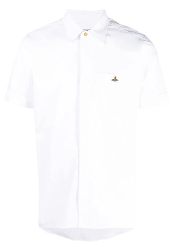 VIVIENNE WESTWOOD classic short sleeve shirt white