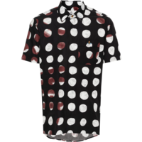 CLASSIC TEE WITH DOTS NAVY/BURGUNDY