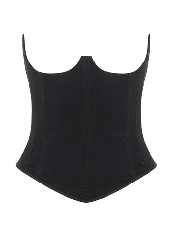 VIVIENNE WESTWOOD bella cupless corset top black