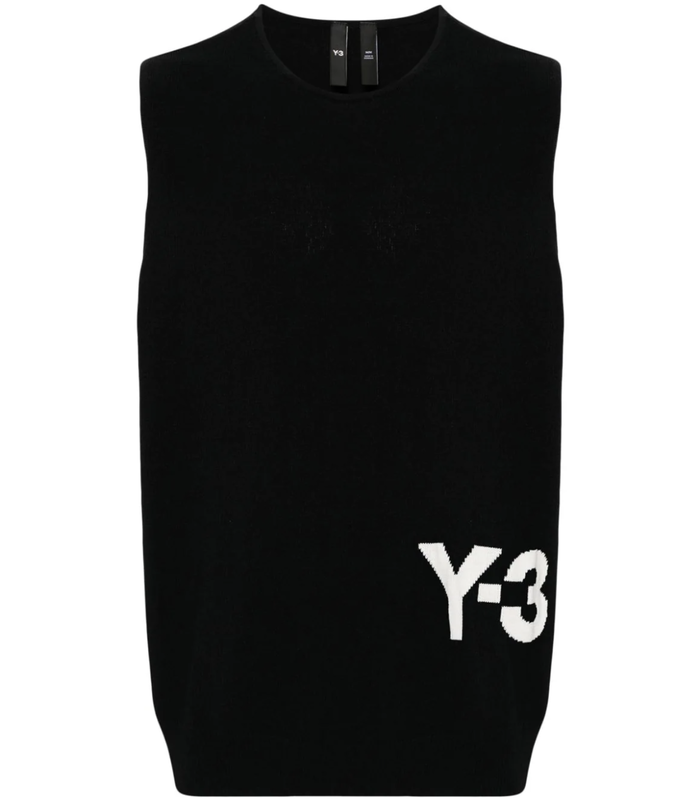 KNIT VEST BLACK