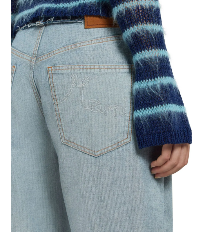 JEANS WITH POCKET DETAILS BLUE