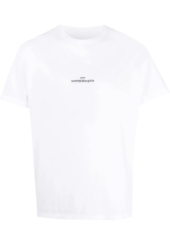 MAISON MARGIELA logo t-shirt black/white