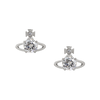 VIVIENNE WESTWOOD REINA EARRINGS PLATINUM/WHITE