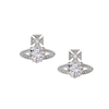 VIVIENNE WESTWOOD ARIELLA EARRINGS - PLATINUM/CRYSTAL