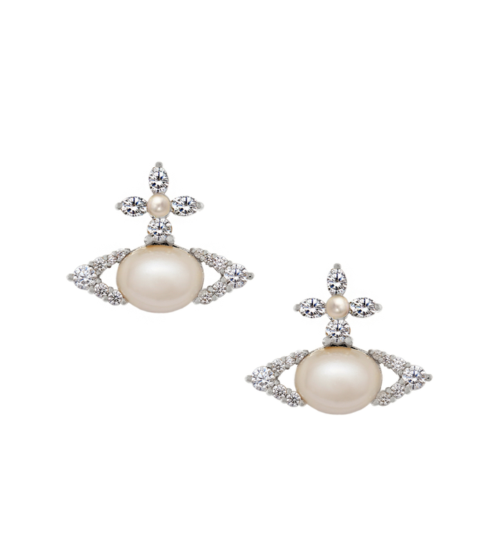 ADA EARRINGS PLATINUM/WHITE/CREAMROSE