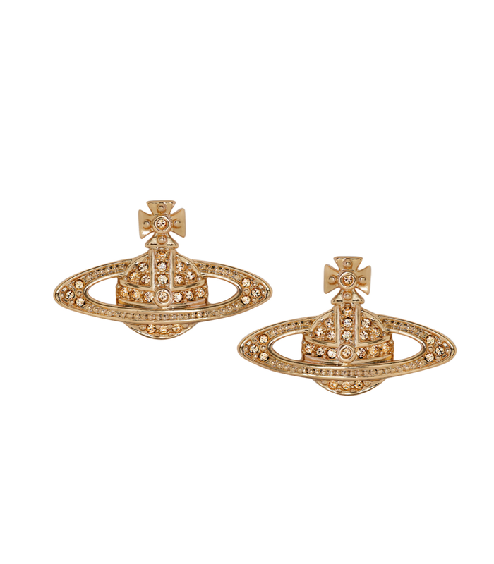 MINI BAS RELIEF EARRINGS GOLD