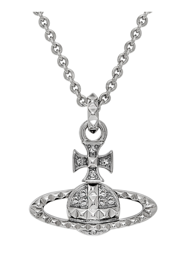 VIVIENNE WESTWOOD mayfair bas relief pendant rhodium