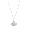 VIVIENNE WESTWOOD VALENTINA ORB PENDANT PLATINUM/WHITE