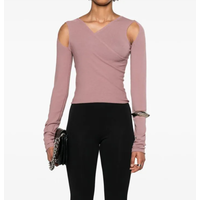 CROPPED BANANA TOP DUSTY PINK