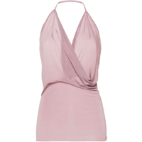DRAPED TOP DUSTY PINK