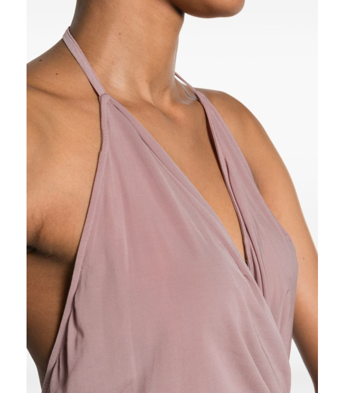 DRAPED TOP DUSTY PINK