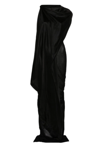 RICK OWENS scarf dress black