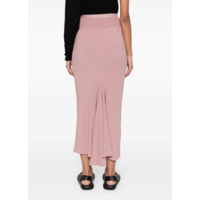 CALF BIAS SKIRT DUSTY PINK