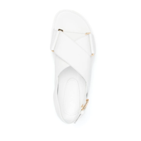 FUSSBETT CRISCROSS SANDAL WHITE