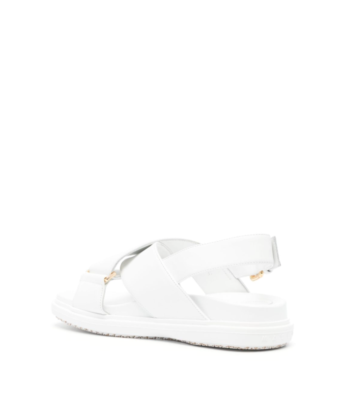 FUSSBETT CRISCROSS SANDAL WHITE