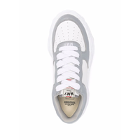 WAYNE ORIGINAL SOLE COW LEATHER LOW TOP SNEAKER GREY/WHITE