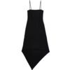 HELMUT LANG SCARF DRESS BLACK