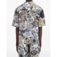 S/S SHIRT - FLORAL GREY