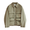 LEMAIRE LIGHT FIELD JACKET DUSTY KHAKI