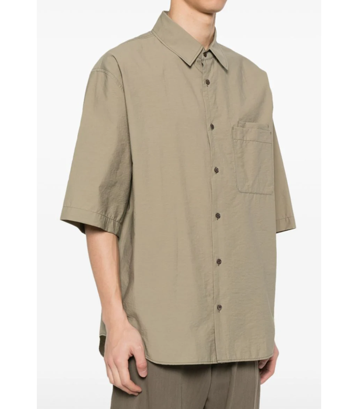 DOUBLE POCKET SHIRT DUSTY KHAKI