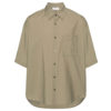 LEMAIRE DOUBLE POCKET SHIRT DUSTY KHAKI