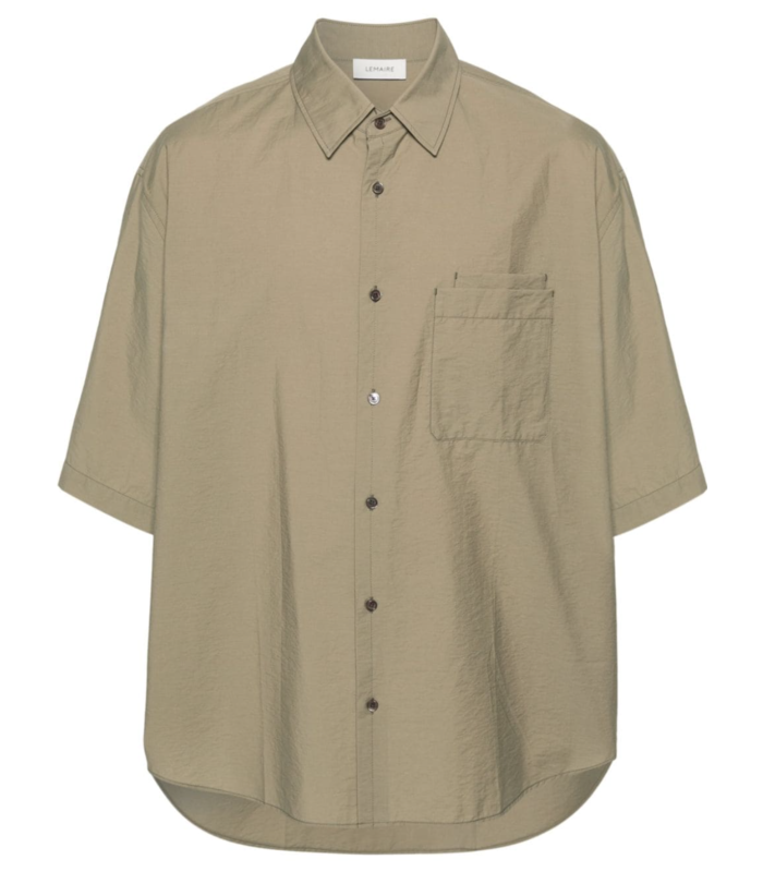 DOUBLE POCKET SHIRT DUSTY KHAKI