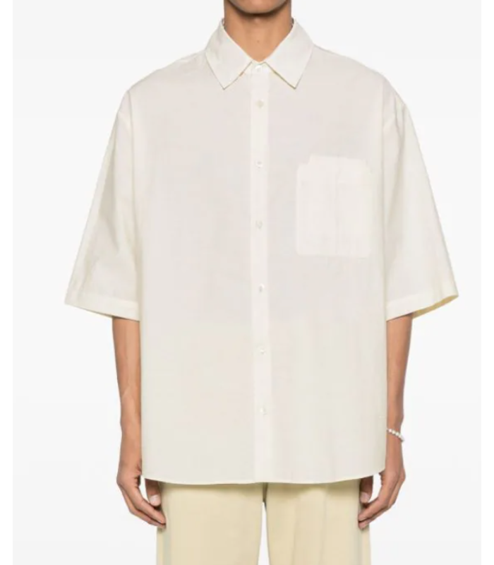 DOUBLE POCKET SHIRT LEMON GLAZE