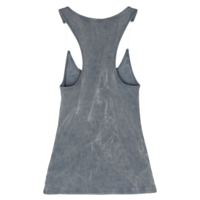 INVISIBLE STRAP TANK TOP WASHED BLUE