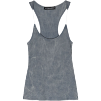 INVISIBLE STRAP TANK TOP WASHED BLUE
