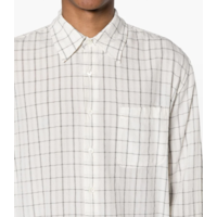 CHECKED SHIRT WHITE/BLACK