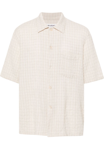 OUR LEGACY box shirt short sleeve off-white