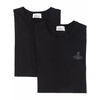 VIVIENNE WESTWOOD TWO-PACK T-SHIRTS BLACK