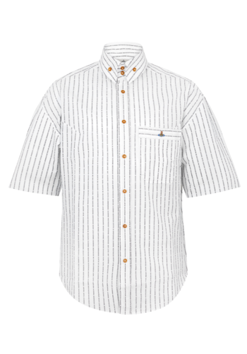 VIVIENNE WESTWOOD stripped krall shirt white