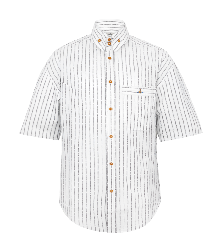 STRIPPED KRALL SHIRT WHITE