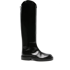 JIL SANDER TALL BOOTS BLACK