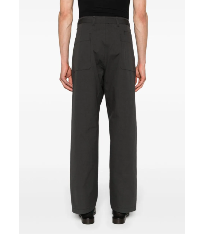 SEAMLESS BELTED PANTS ANTHRACITE BROWN