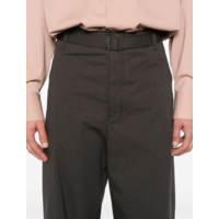 SEAMLESS BELTED PANTS ANTHRACITE BROWN