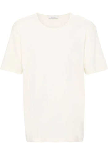 LEMAIRE rib u neck t-shirt lemon glaze