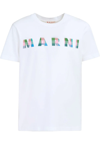 MARNI t-shirt graphic logo white